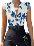 LYANER Women's Wrapped V Neck Ruched Sleeveless Bodysuit - Chic Slim