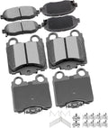 CCIYU D619 D771 Front & Rear Ceramic Brake Pads Kits for Lexus