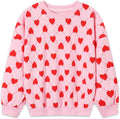 Kids Valentines Sweatshirt Toddler Boys Girls I Love You Hand Sign