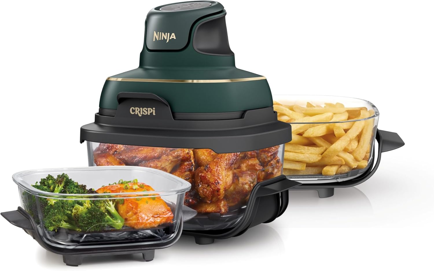 Ninja Crispi 5-in-1 Portable Glass Air Fryer for All Meals