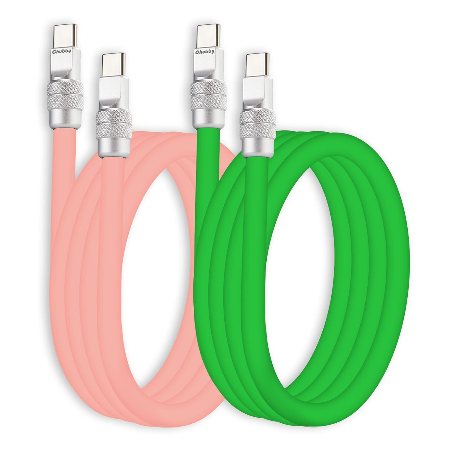 ChubbyCable 2-Pack 240W USB C Cable for Fast Charging Devices