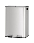 GarveeHome 2 x 8 Gallon Stainless Steel Double Trash Can - Sleek Dual