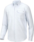 HUK Tide Point Long Sleeve Button Down Shirt - Breathable UPF 30