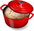 Nuwave 6QT Enameled Cast Iron Dutch Oven for Healthy Cooking