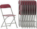Hercules Series Plastic Folding Chair Red - 10 Pack Reliable Event