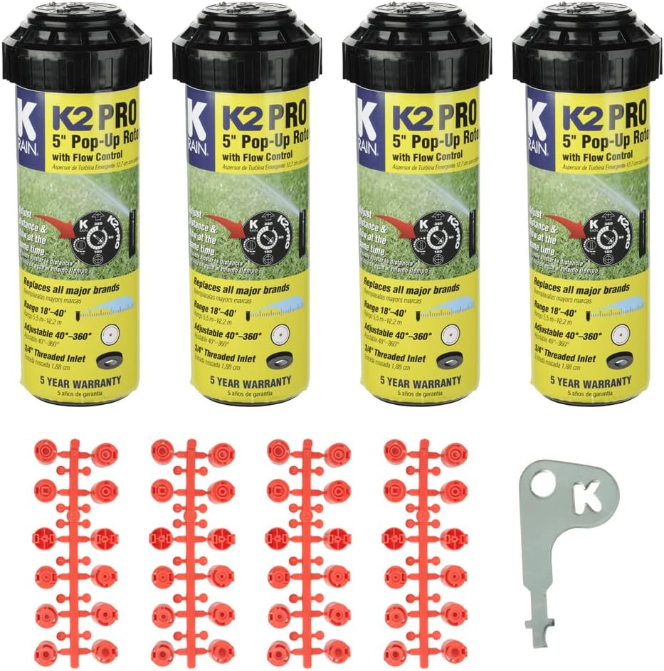 K Rain K2 Pro Gear Drive Rotor for Efficient Lawn Watering