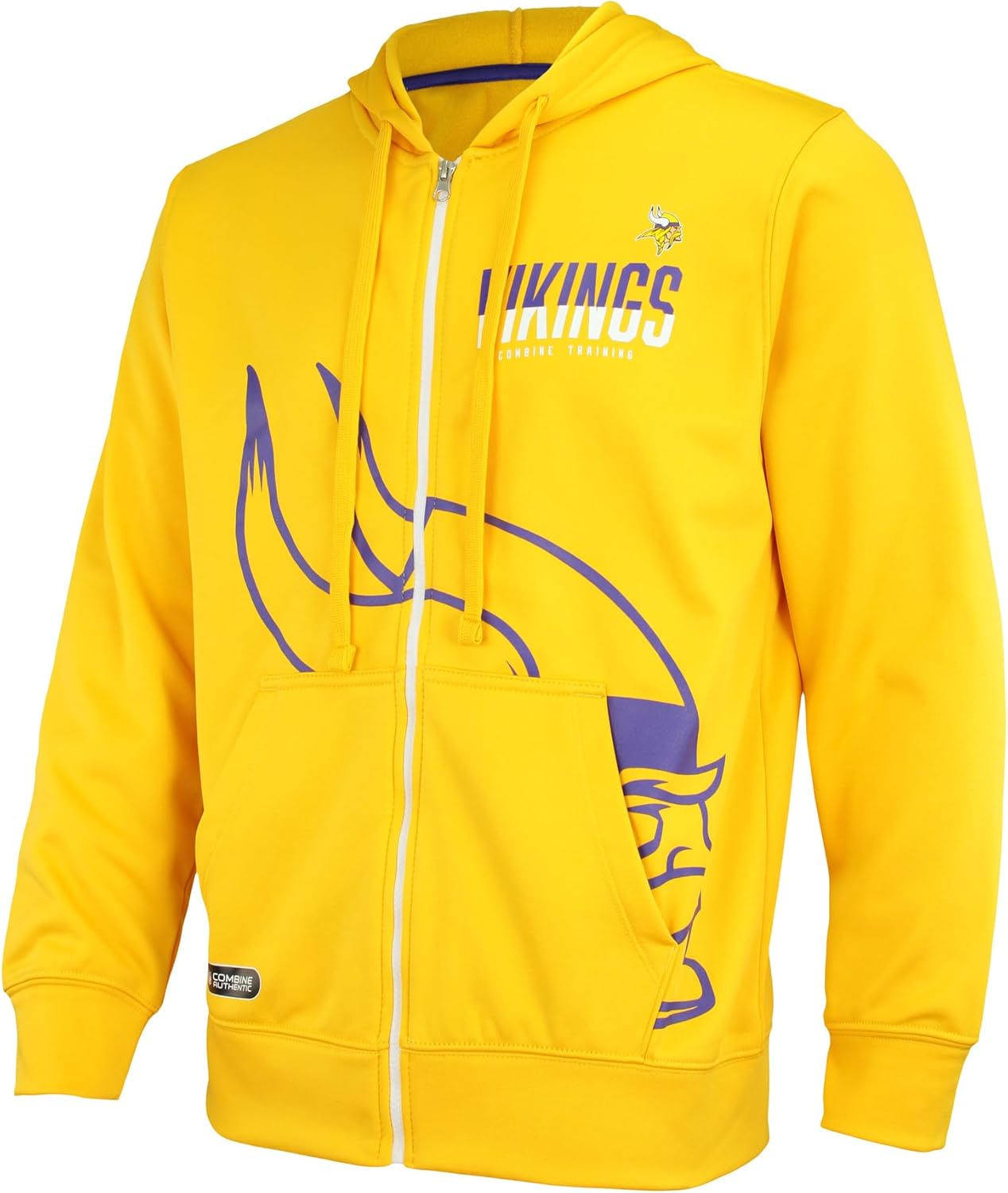 Outerstuff NFL Men's Drill Team Colors Full Zip Performance Hoodie