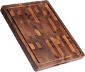 Walnut Wood Cutting Board Large End Grain Chopping Board - Durable
