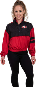 FOCO NFL Womens Winning Play Windbreaker for Ultimate Fans