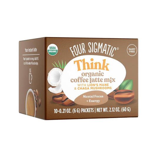 Organic Mushroom Coffee Latte | Boost Focus