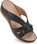 Ecetana Sandals for Women Wedge Slides Platform Shoes (Style 55S2)