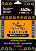 Tiger Balm Sport Rub Pain Relieving Ointment Ultra Strength - 4 Pack