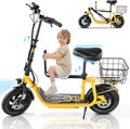 Caroma 1200W Peak Electric Scooter with Seat - 30 Mile Range
