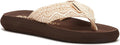 Women's Sunset Crochet Strap Comfort Foam Flip Flop - 1in
