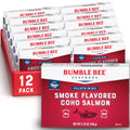 Bumble Bee Smoke Flavored Red Coho Salmon Fillets in Oil - Snack Ready