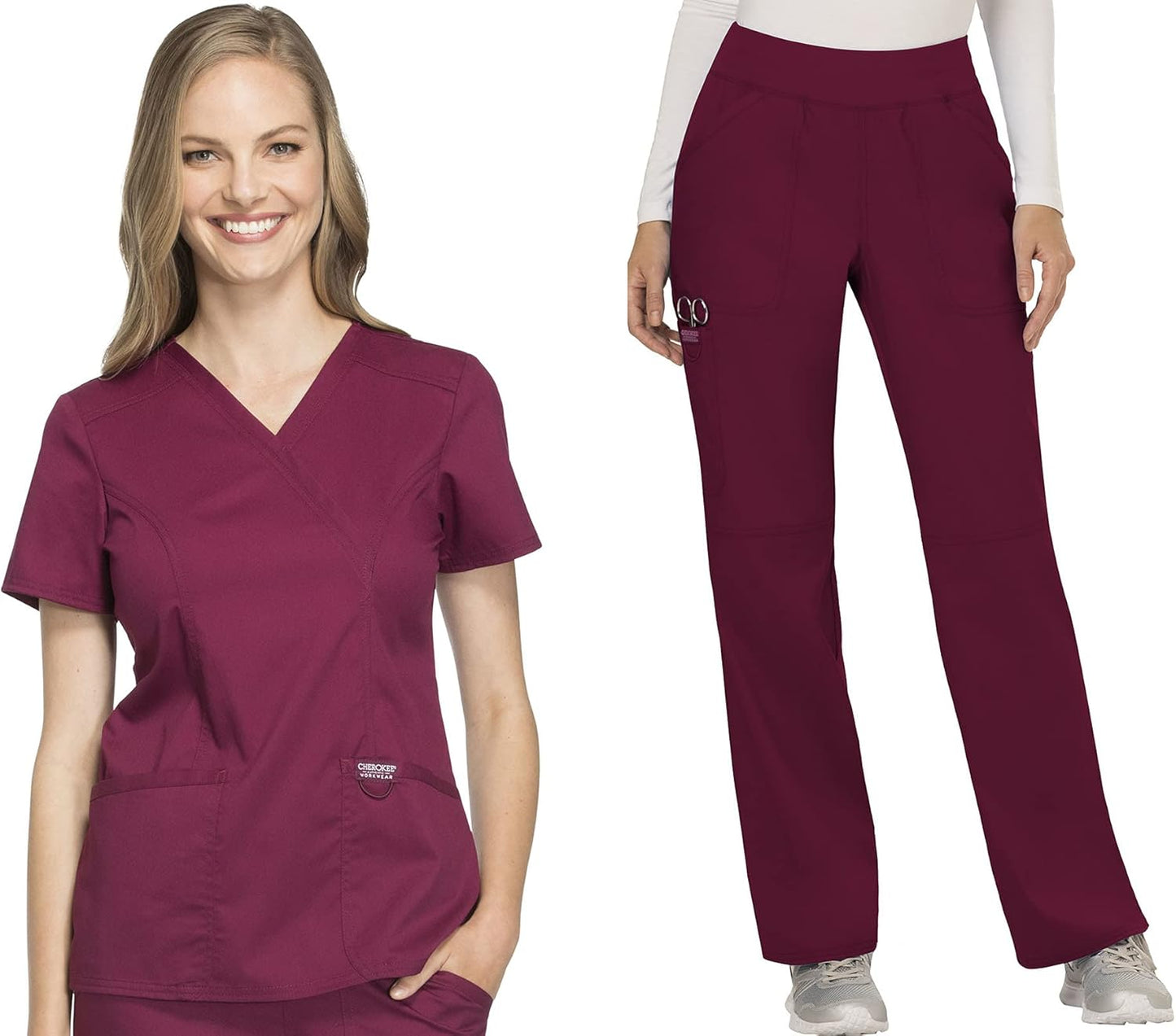 Cherokee Scrub Set for Women with Modern Classic Fit Design