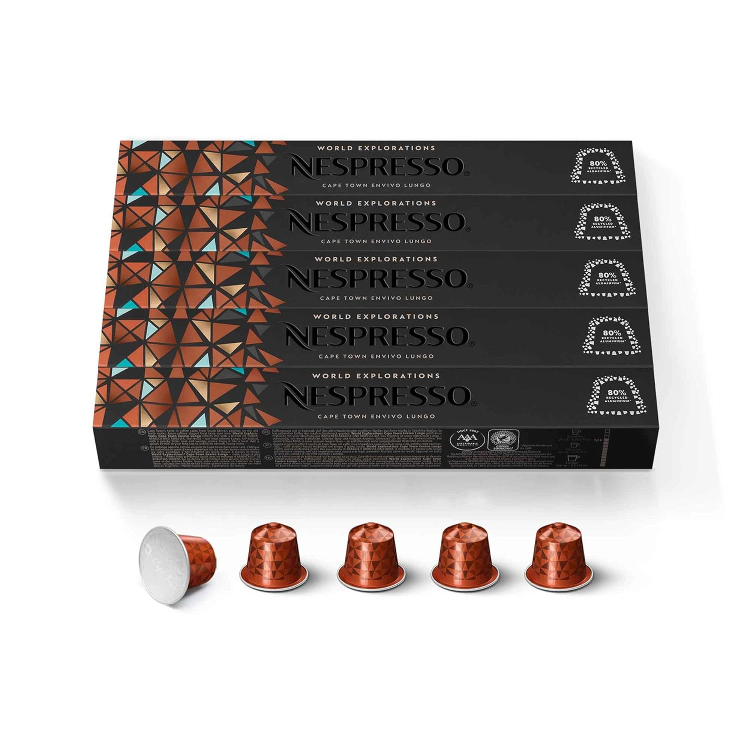Nespresso Capsules Original Line Cape Town Envivo Lungo Coffee Pods