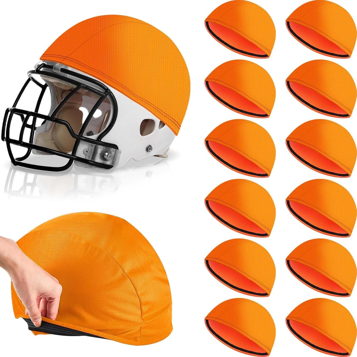 Ramede 12 Pieces Football Helmet Covers for Youth and Adults