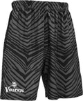 Zubaz Men's 7ft Inseam NFL Shorts in Zebra Stripe - Team Ready