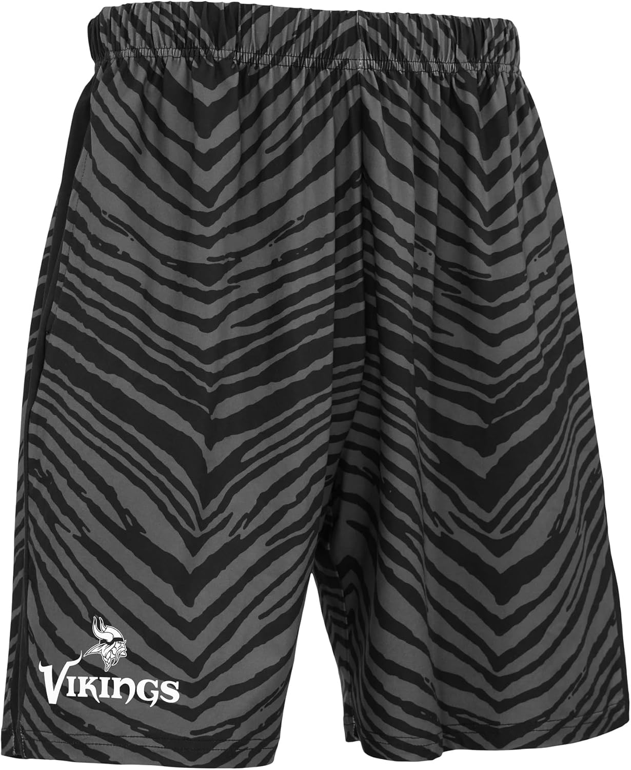 Zubaz NFL Men's 7 Inseam Shorts in Vibrant Camo and Zebra Styles