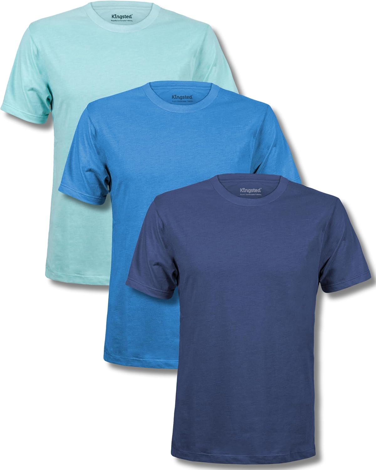 Kingsted Men's T-Shirts Pack - Royally Comfortable Classic Tees