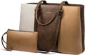 LOVEVOOK Laptop Tote Bag for Women - Organized Work Tote for 15.6 in