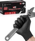 8 Mil Heavy Duty Nitrile Gloves - Diamond Grip, Latex Free