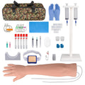 SimCoach Phlebotomy Practice Kit with Right Arm Mold - Realistic IV