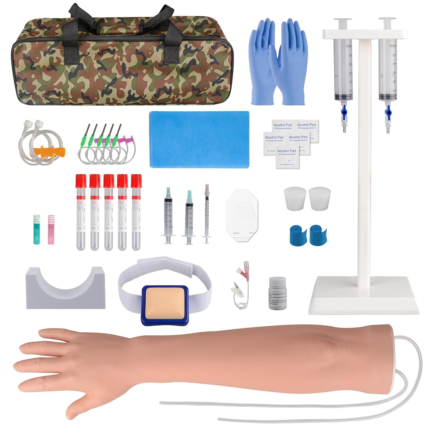 SimCoach Phlebotomy Practice Kit for Realistic IV Training