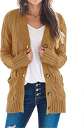 Cable Knit Button Cardigan - Cozy Fall Layering Staple