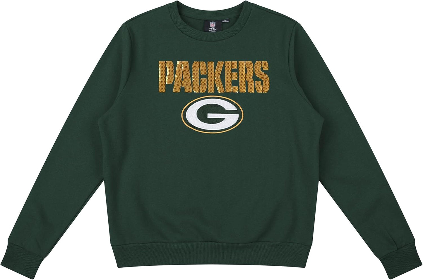 FOCO NFL Women's Sequin Bling Sweatshirt for Stylish Fans