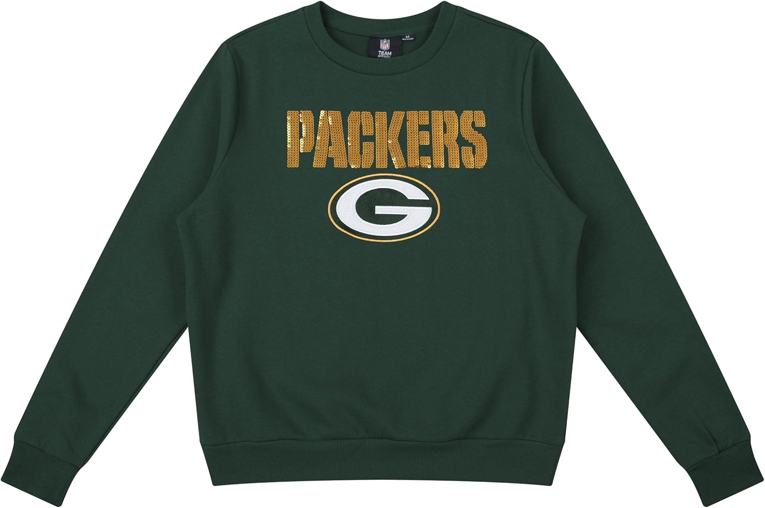 FOCO NFL Women's Sequin Bling Sweatshirt for Stylish Fans