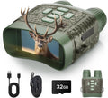 4K Night Vision Goggles with 10X Zoom and 5000mAh Battery