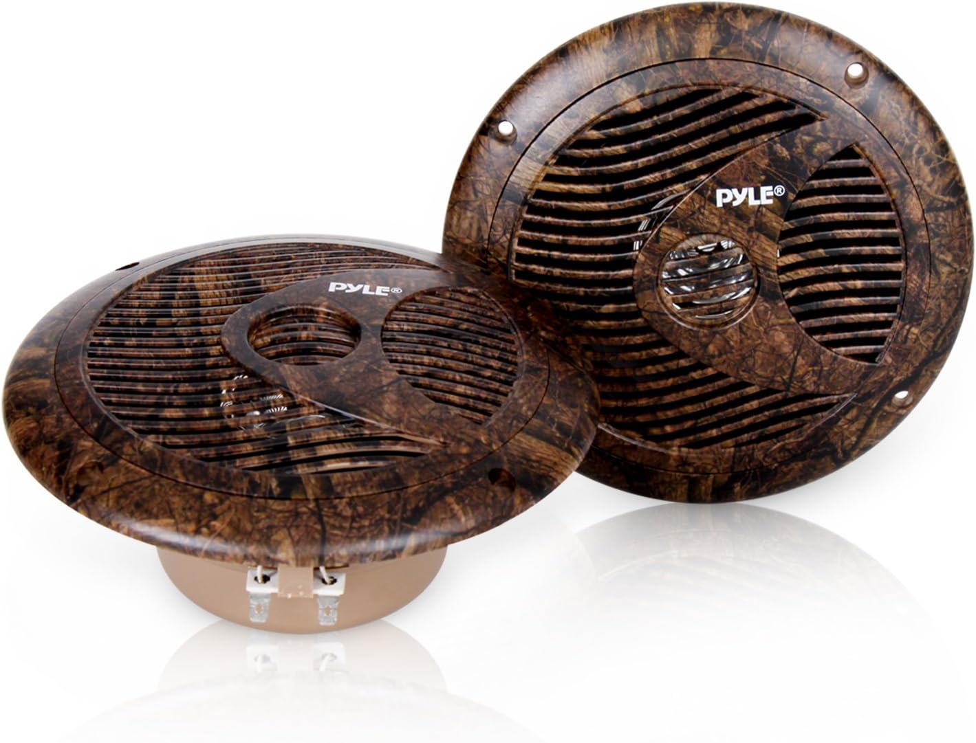 Pyle Marine Speakers - Waterproof Camo Design, 150W Power