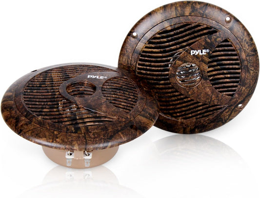 Pyle Marine Speakers - Waterproof Camo Design, 150W Power