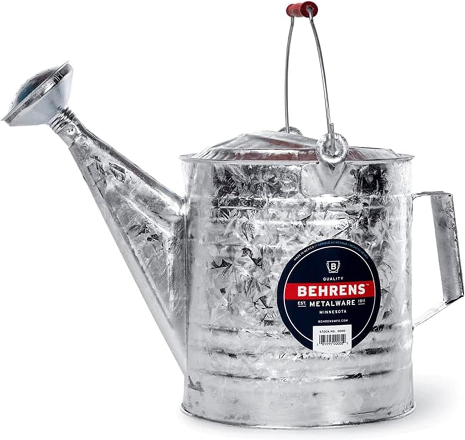 Behrens Weatherproof Hot Dipped Galvanized Steel Watering Can