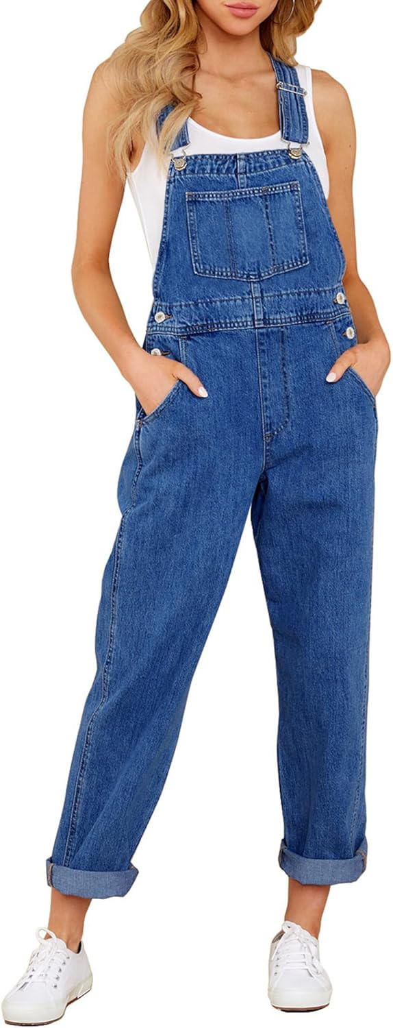 Stylish LookbookStore Women's Casual Stretch Denim Overalls