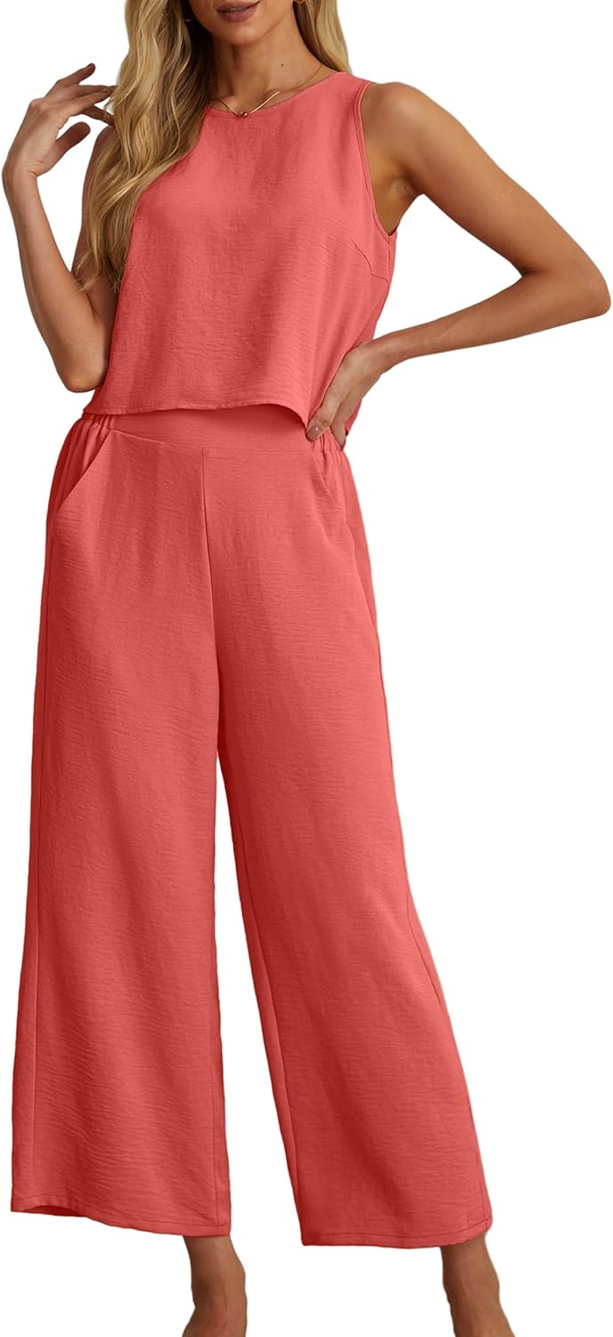 IWOLLENCE Women's Summer 2 Piece Outfit Set for Vibrant Style