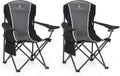 Oversized Camping Folding Chair 350 LBS Capacity - Padded Arms