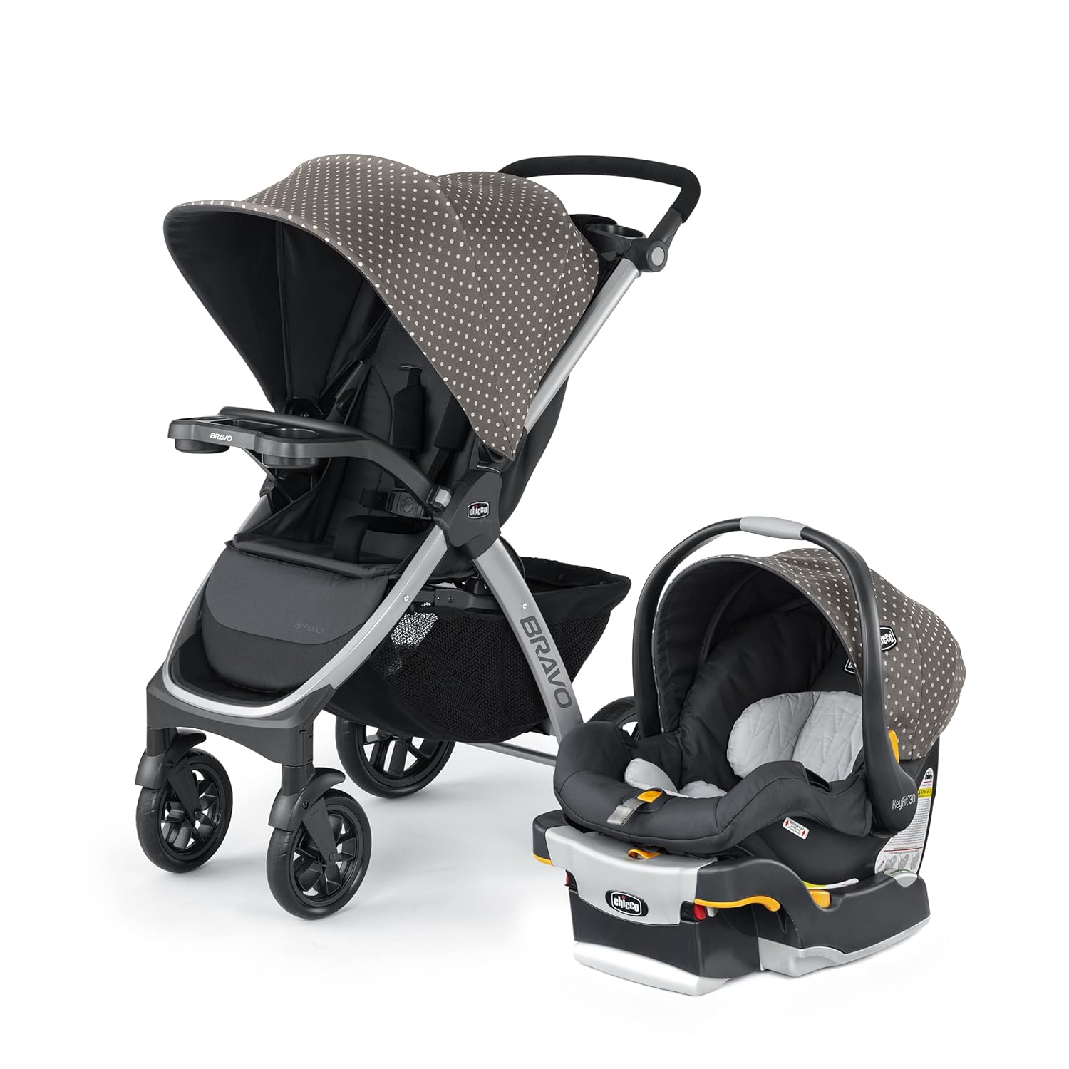 Chicco Bravo 3-in-1 Travel System: Stroller and Car Seat Combo