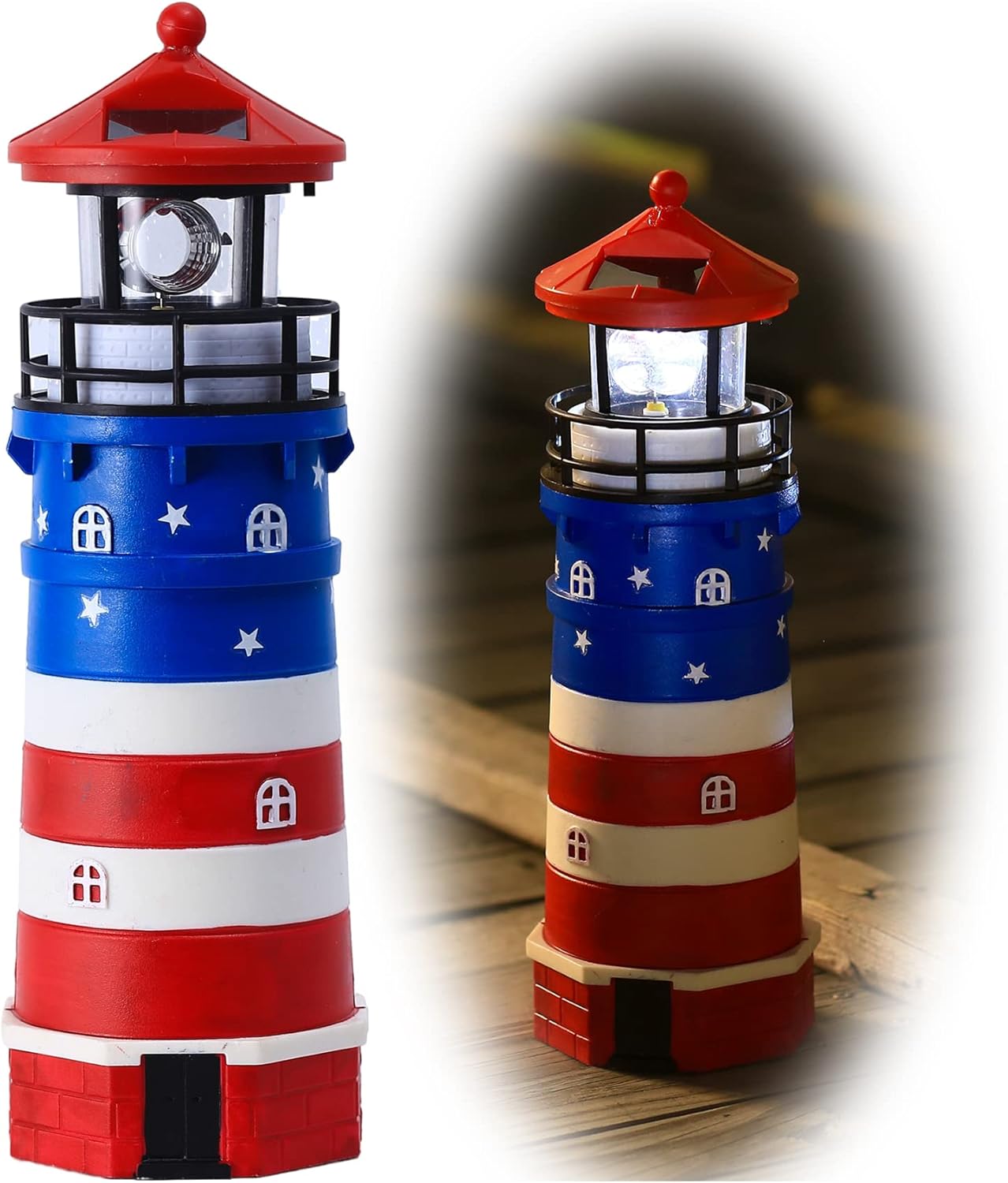 360 Rotating Solar Lighthouse Toy - Best for Kids!