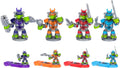TMNT Mini Battling Warriors 4 Pack Turtle Bundle - Samurai Deco Set