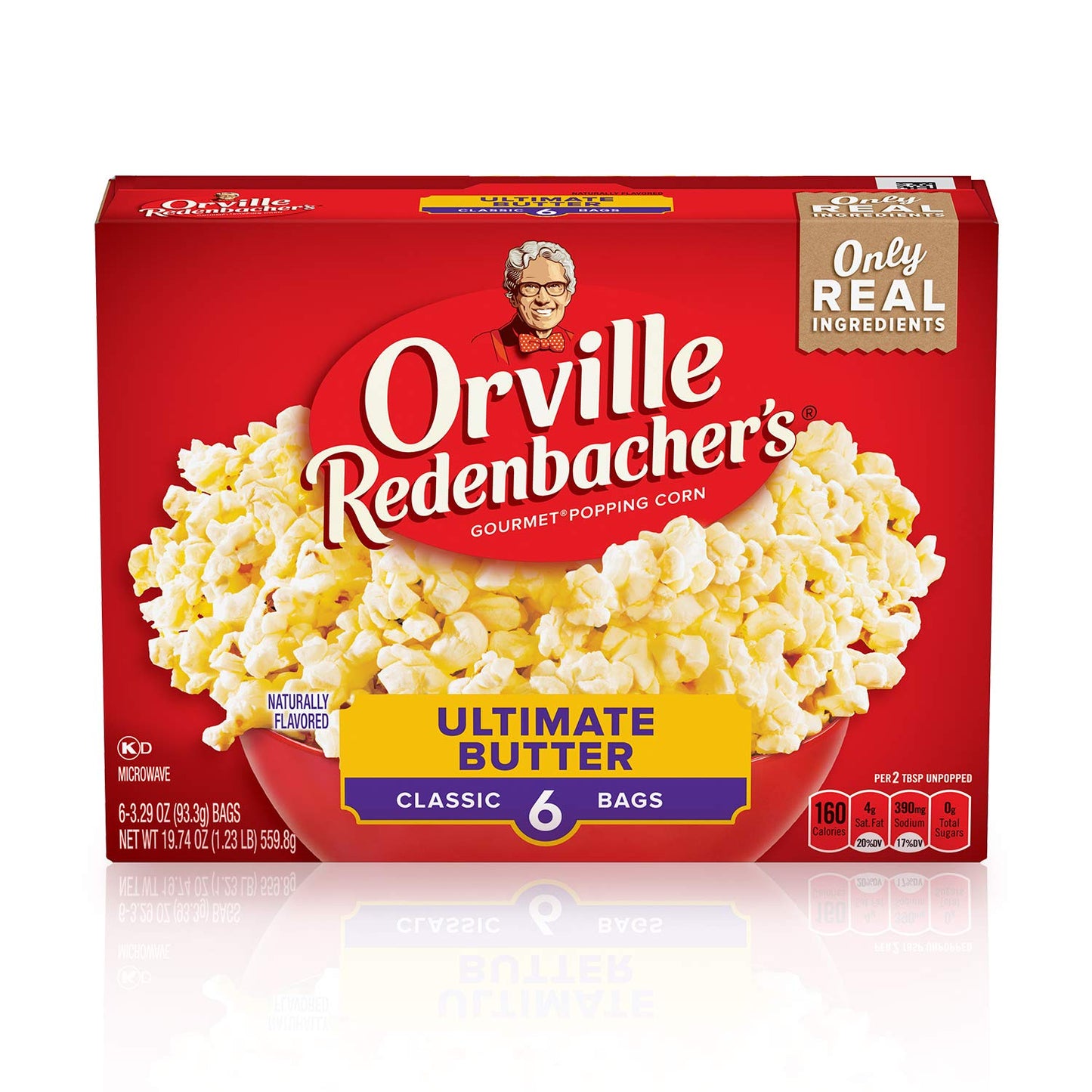 6-Pack Orville Redenbacher's Ultimate Butter Microwave Popcorn