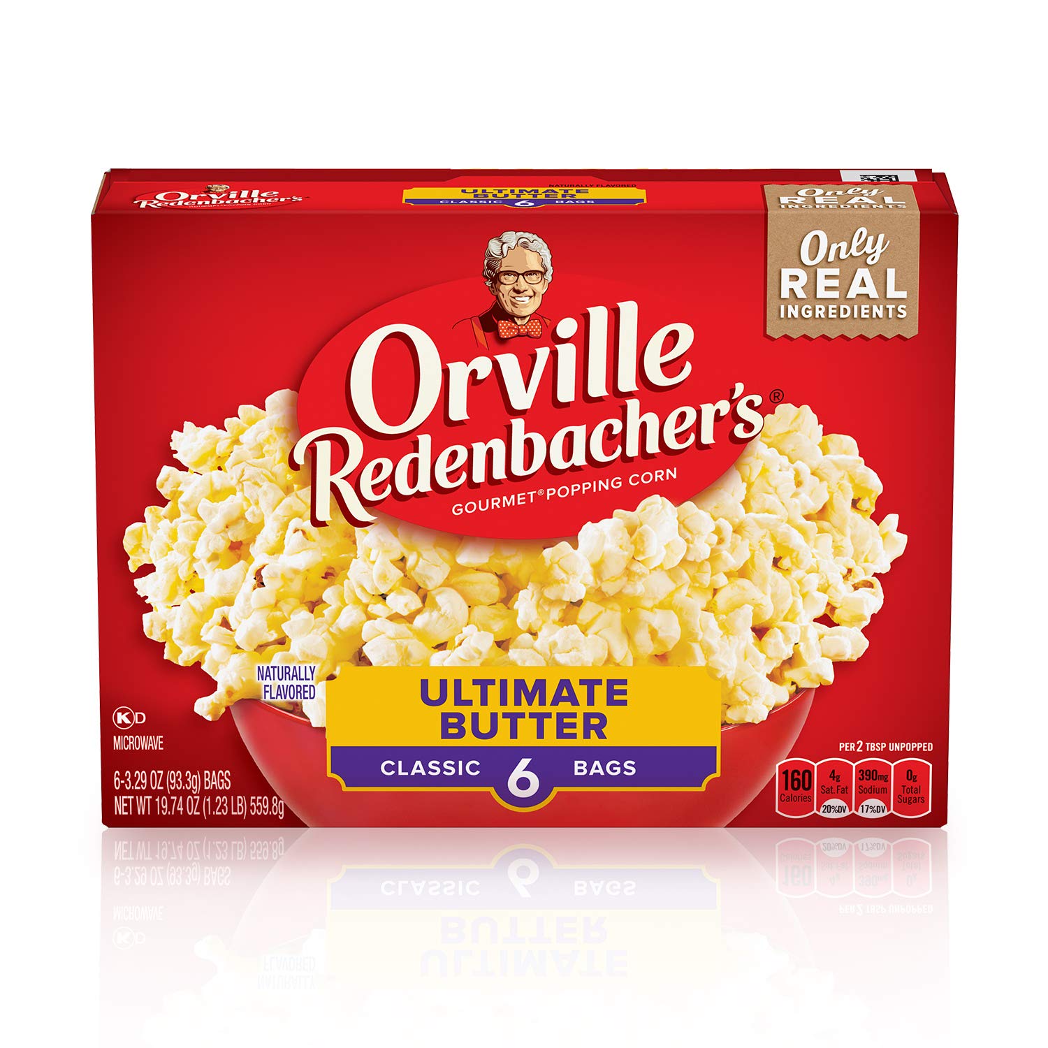 6-Pack Orville Redenbacher's Ultimate Butter Microwave Popcorn