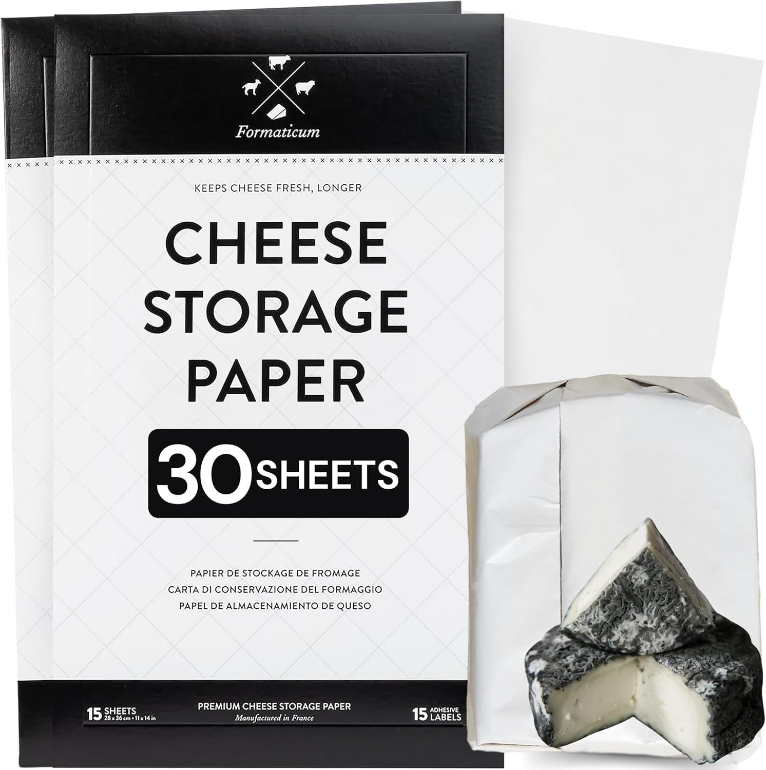 Formaticum Cheese Storage Wax Coated Paper for Freshness