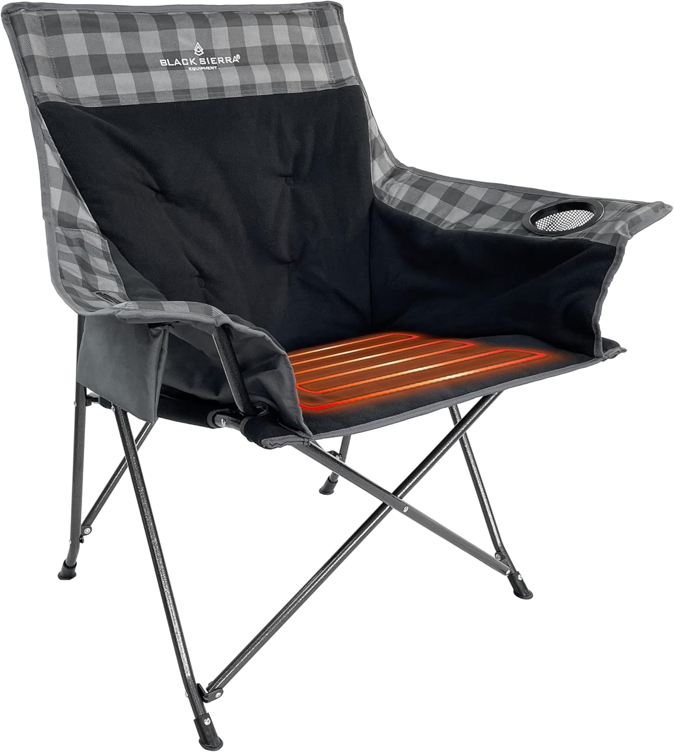 Wireless Heated XL Camp Chair - Stay Cozy Anywhere