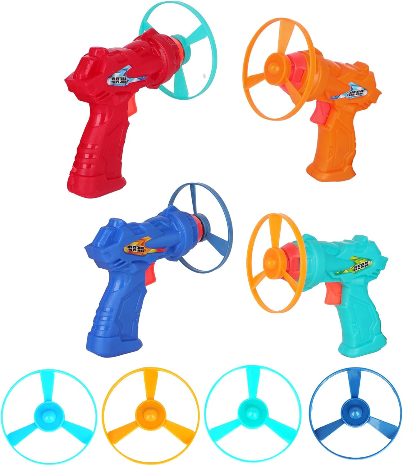MISS. CHEN 7&7 Flying Disc Shooters - Fun Cyclone Launcher Toy