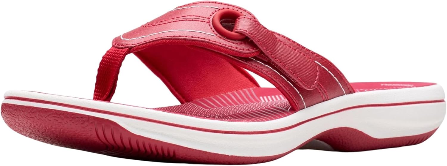 Clarks Women's Breeze Reyna Flip-Flop for All-Day Comfort