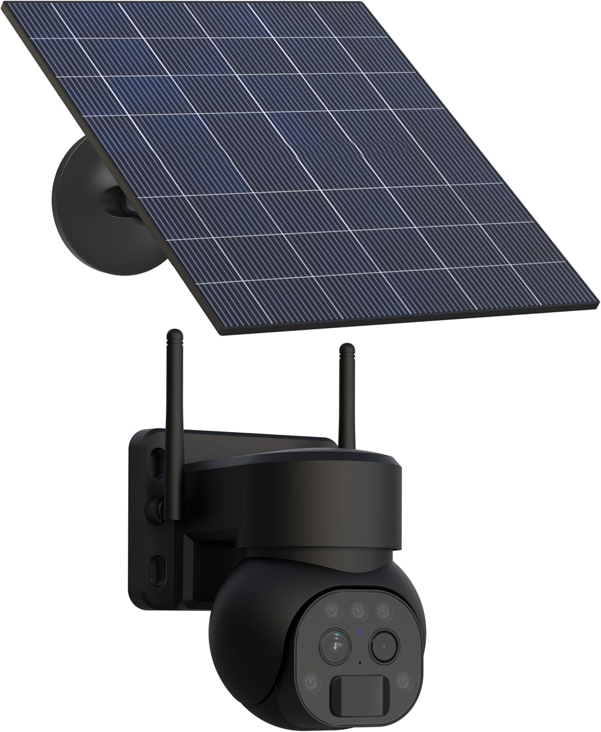 FUVISION Solar 4G LTE Security Camera: Color Night Vision, 360PTZ, 12X Zoom