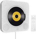 Desktop CD Player with Bluetooth - Portable Wall or Desk CD Player